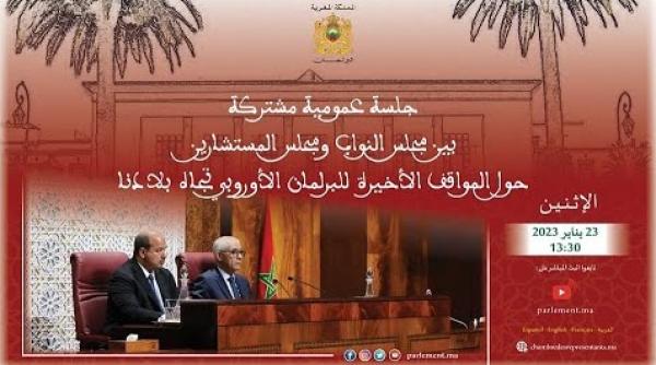 مباشر..جلسة مشتركة للبرلمان المغربي حول المواقف الأخيرة للبرلمان الأوروبي